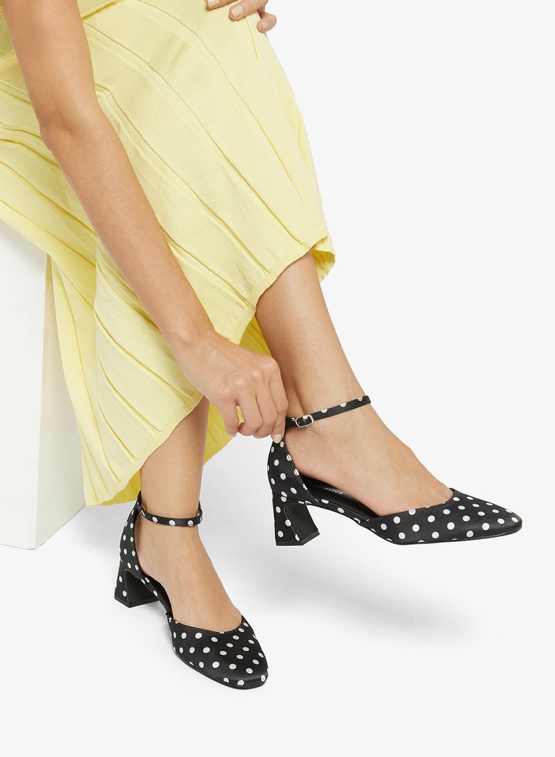 Casual Ankle Strap Heeled Sandals