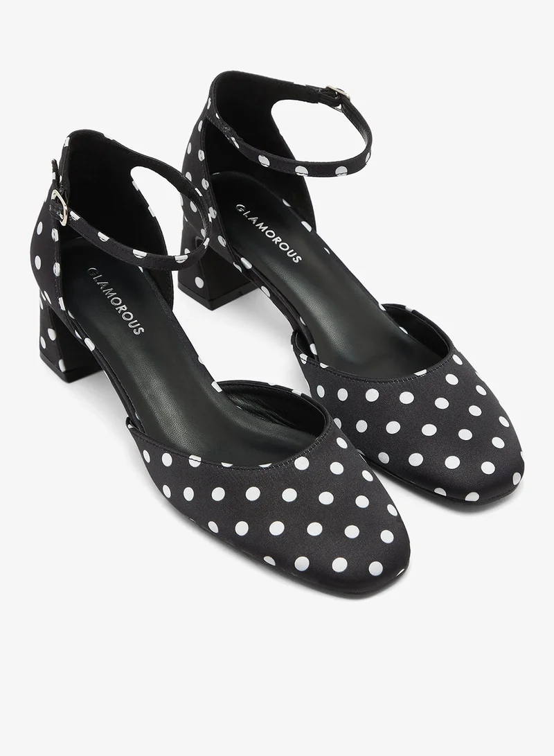 Glamorous  Casual Ankle Strap Heeled Sandals for Women | Best Price UAE