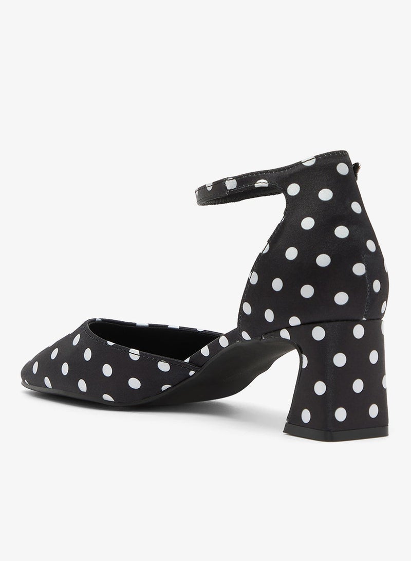 GLAMOROUS Casual Ankle Strap Heeled Sandals - Image 4