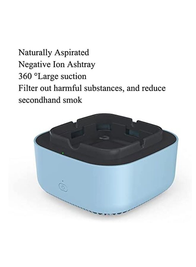 DUNISO Self extinguishing Ashtray 2 in 1 with Air Purifier Multifunctional  Ashtray Usb Rechargeable Ash Tray Electronic Ashtray with Filter for Outdoor Home Office Indoor Decoration - Image 3