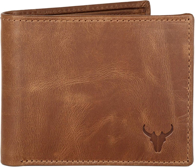 Napa Hide RFID Protected Genuine Leather Wallet for Men (Brn) - Image 3