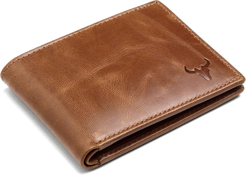 Napa Hide RFID Protected Genuine Leather Wallet for Men (Brn) - Image 2