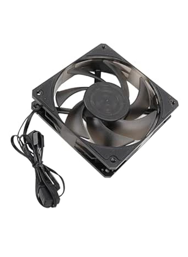 Quiet 120mm Hydraulic Bearing Case Fan 2500rpm PWM 5V ARGB Temperature Control PC Computer Cooling High Efficiency Black - Image 1
