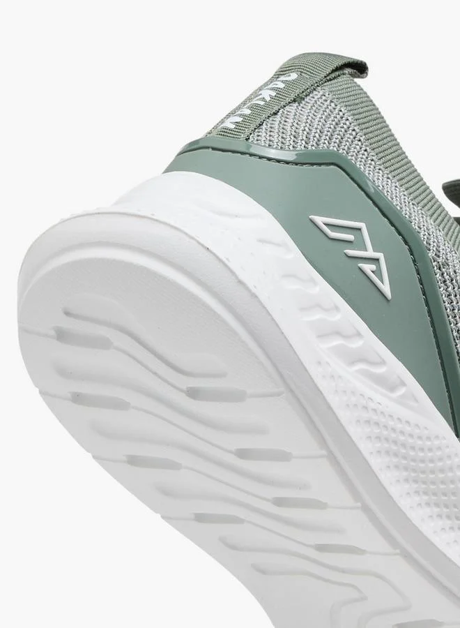 Oaklan by Shoexpress GREEN Textured Sports Shoes with Lace-Up Closure for Women | Best Price UAE