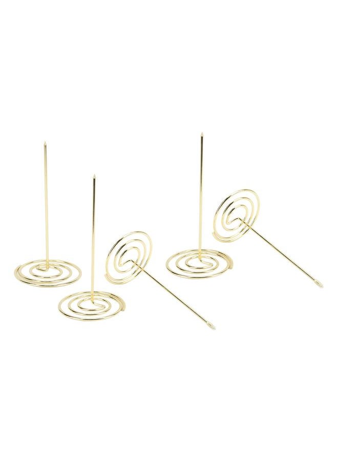 Thoraya 5PCS Receipt Holder Wear Resistant Anti Corrosion Recyclable Check Spindle for Office KitchenGold  - Image 4