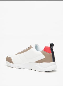 LBL by Shoexpress Men's Panelled Sneakers with Lace-Up Closure  - Image 2