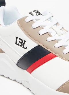 LBL by Shoexpress Men's Panelled Sneakers with Lace-Up Closure  - Image 4