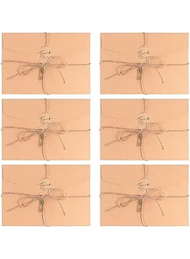 Vintage Kraft Paper Envelopes and Writing Paper Kit Set of 3 for Letters - Image 1