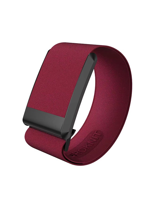 O Ozone HydroKnit Nylon Sport Band Compatible with Whoop 4.0 | Soft, Elastic, Water-Resistant, Fast-Drying Replacement Strap for Active Lifestyles- Wine Red - Image 1
