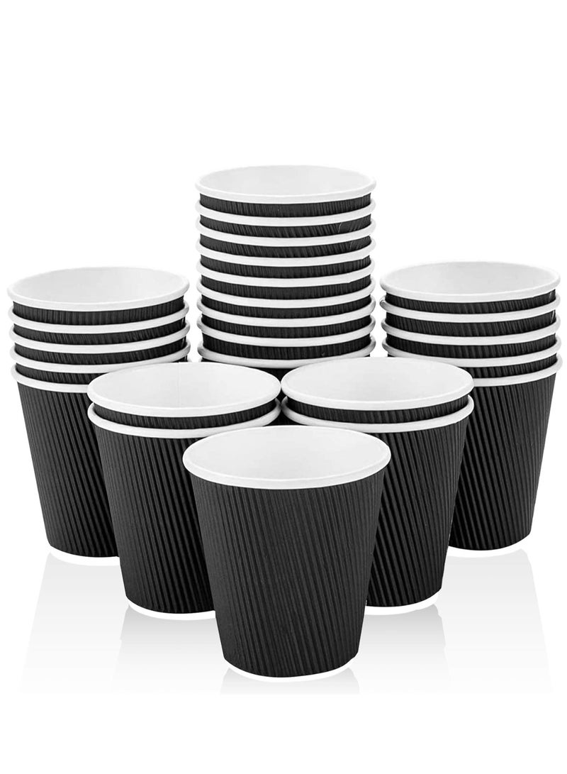 كوب ورقي 25 قطعة 8 أونصة مع غطاء - Image 3