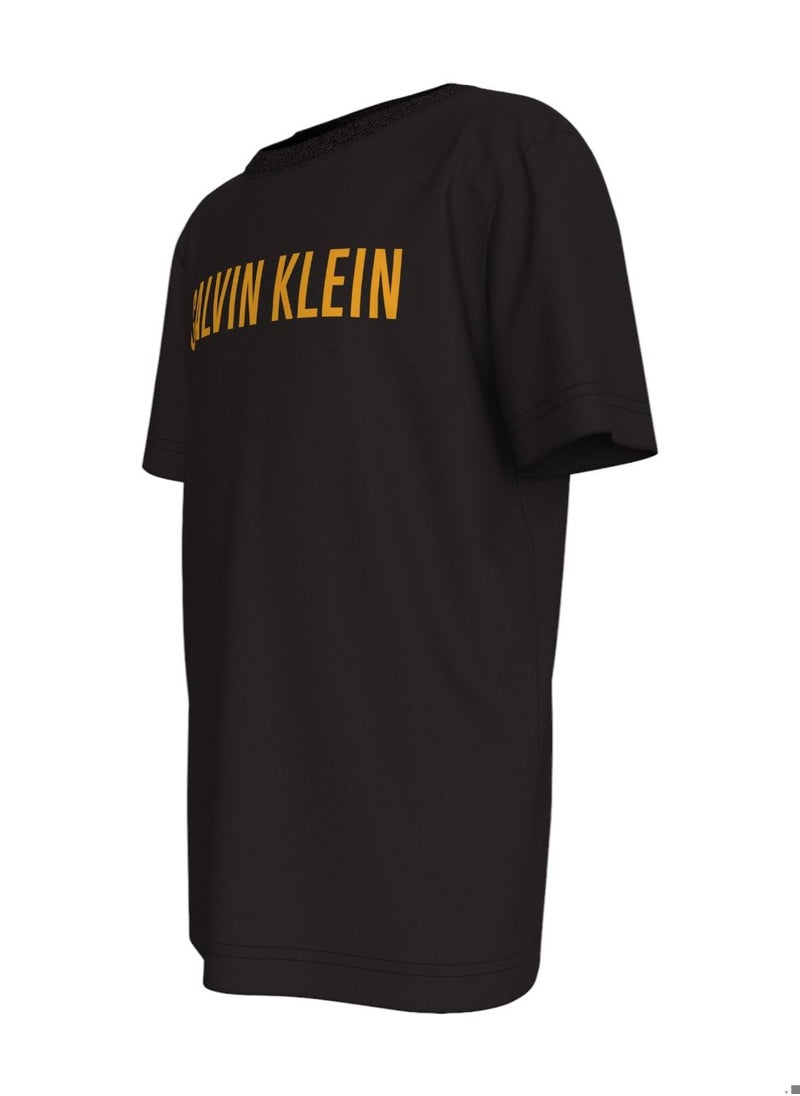 Calvin Klein Jeans - Boys' 2 Pack Boys T-Shirts - Intense Power - Cotton, Black - Image 1