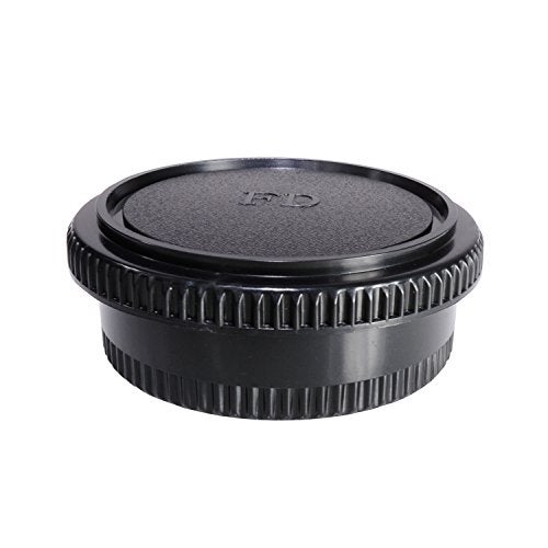 CamDesign Rear Lens Cap & Body Cap Set Compatible with Canon FD Lens fit FL Original FD & FD Lenses w/Canon F-1 FTB FTbn EF TLb F-1n,AE-1 at-1 A-1 AV-1 New F-1,AE-1 Program,AL-1 T50 T70 T80 T90 T60 - Image 1