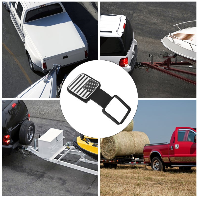 Trailer Hitch Cover Tow Receiver Tube Plug Hitch Insert Cover Tow Protect Cap - Image 4