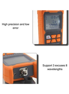 NIBEMINENT Mini Fiber Optical Power Meter Grey/Orange 26centimeter  - Image 4