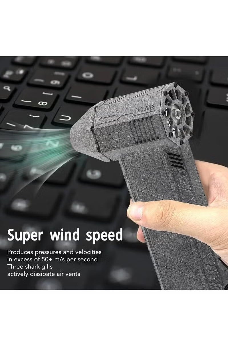 UMIXPRO Air Blower Super Jet Fan 120,000 RPM Portable Mini Jet Blower Cordless Turbo Powered Mini Blower for Car Cleaning Camping Outdoors Jet Dry Blower for Drying Dusting and General Cleaning Lightweight and Compact Design - Image 2