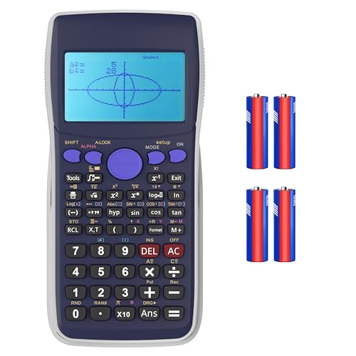 iPepul Graphing CalculatorIPepul Scientific Calculators 10 Modes 4 Graphing FunctionsDesktop Math Calculator for College StudentsSchool Supplies for Middle High School Teachers Office - Image 1