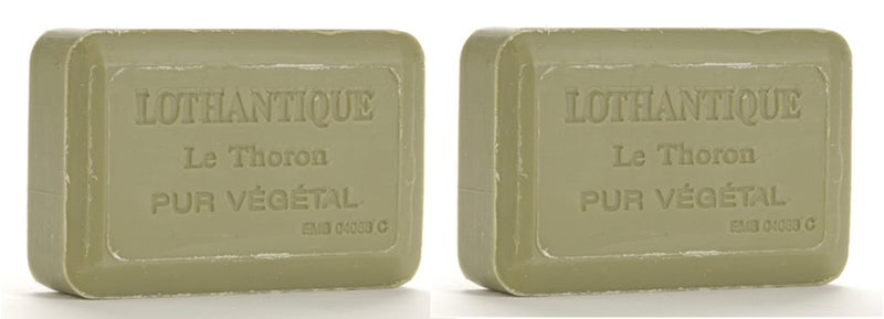 lothantique Authentique Shea Butter Vegetable Bar Soap 2 Bars 200g Each Olive Lavender - Image 1