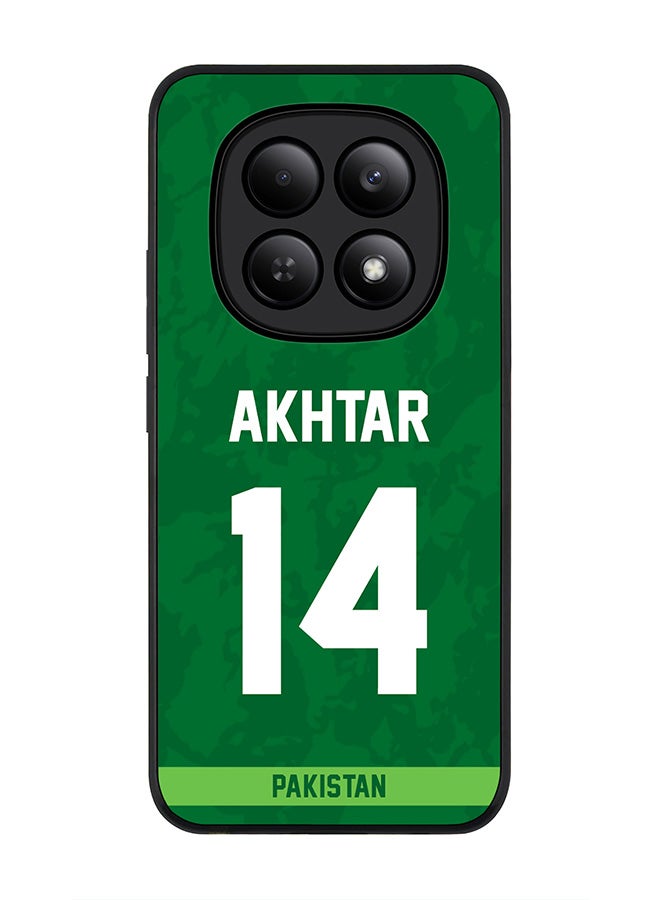 For Xiaomi Redmi Note 15 4G Case,Slim fit Camera Protection, Shockproof Thin Phone cover  - Pakistan Shoaib Akhtar, Jersey No 14