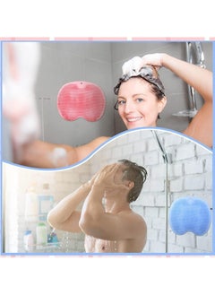 Shower Foot & Back Scrubber, Silicone Bath Massage Pad, Silicone Body Scrubber, Wall Mounted Back Scrubber