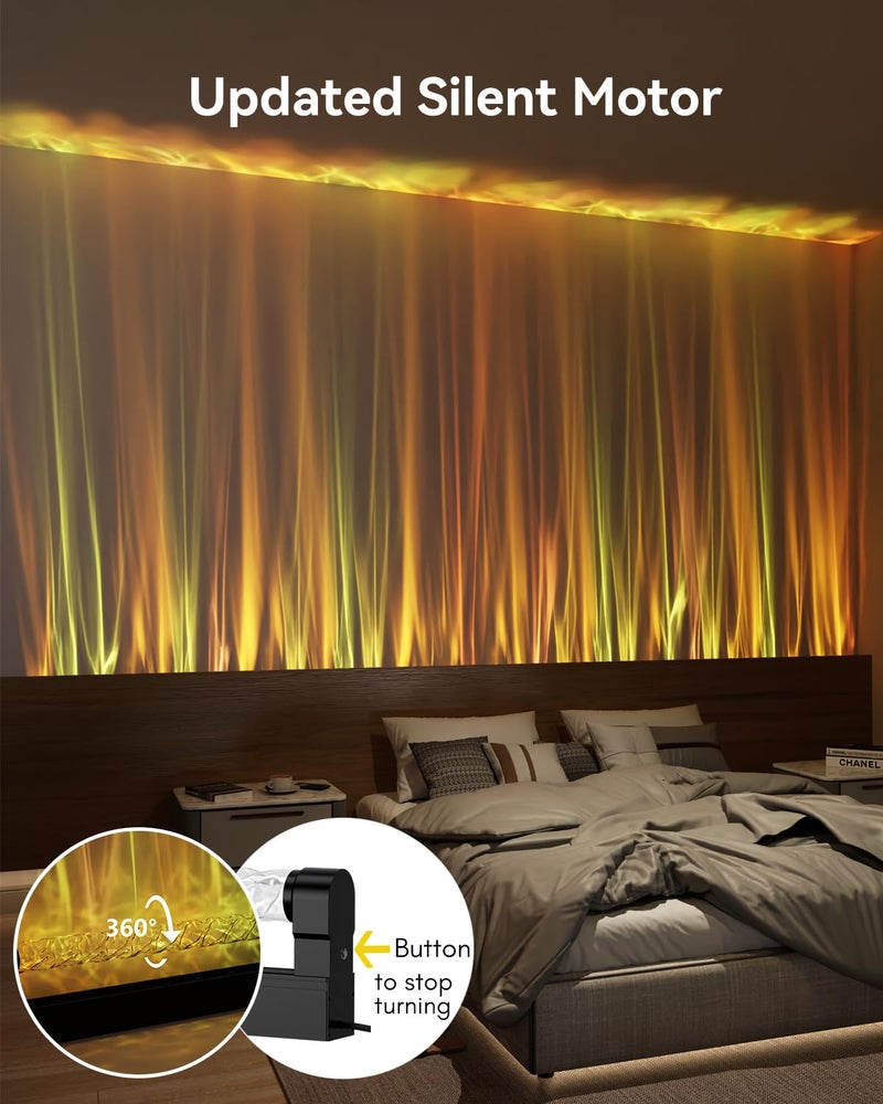 KITVONA شريط ضوء LED RGB لغرفة النوم، إضاءة محيطية للجدار، إضاءة مزاجية لغرفة المعيشة، ديكور غرفة الألعاب، مصباح موجة المحيط، تحكم عن بعد - Image 2