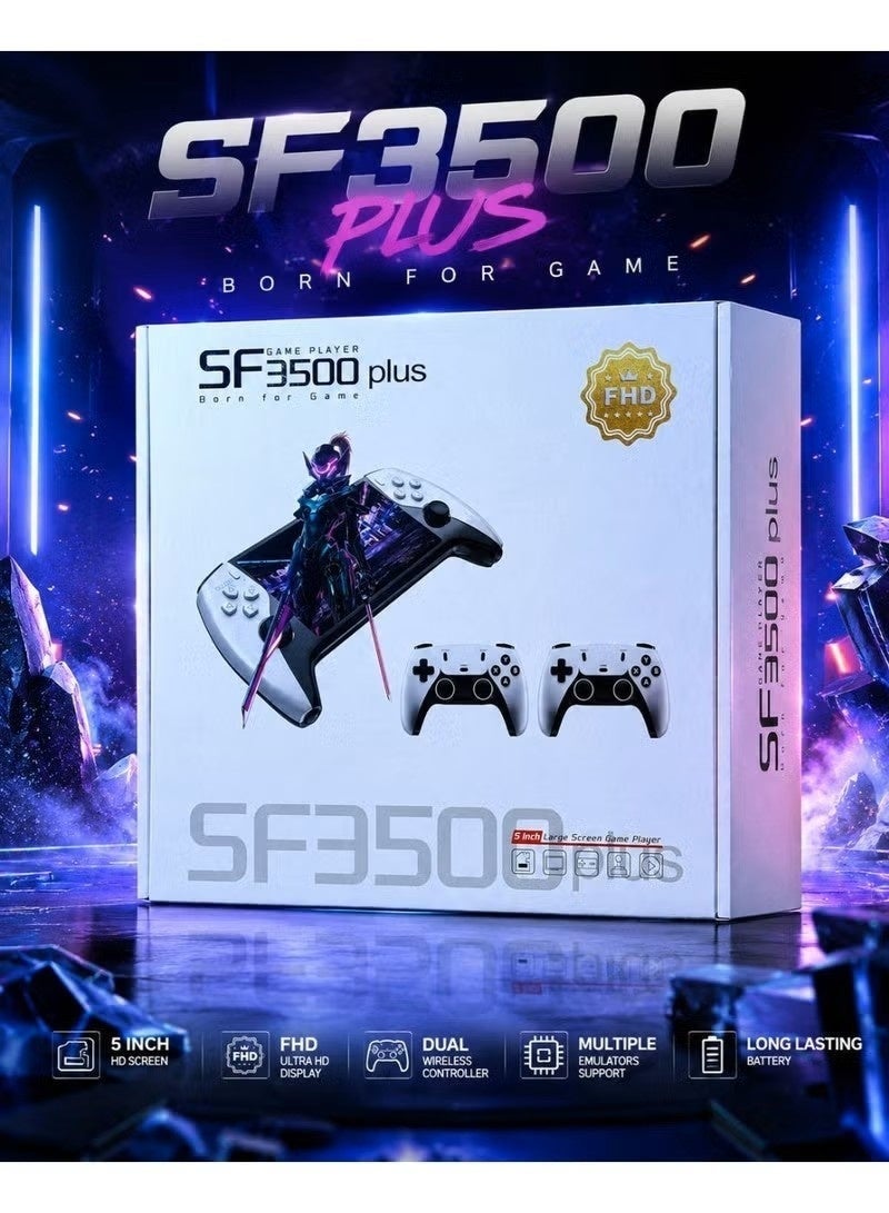 ELTRAZONE SF3500 Plus Portable Handheld Game Console, 5-Inch HD IPS Display, 64GB Storage, 10000+ Classic Games - Image 1