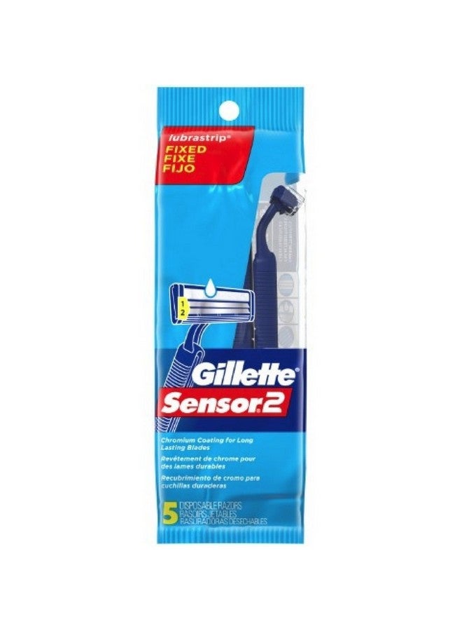 Gillette Sensor2 Disposable Razor 5 Ea