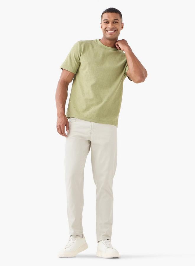 Iconic Relaxed Fit Textured T-shirt - Image 2