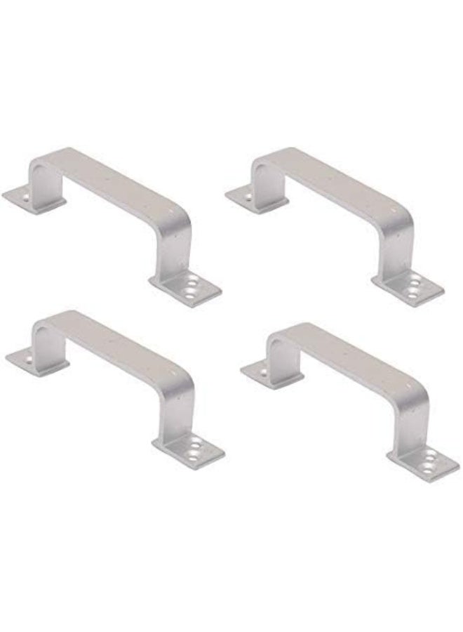 NJM Aluminium Door Pull Handle 6 Inch/150mm, 4 Pieces For Wooden & Metal Drawers or Kitchen, Bathroom Wadrobe Anti Rust - Image 1