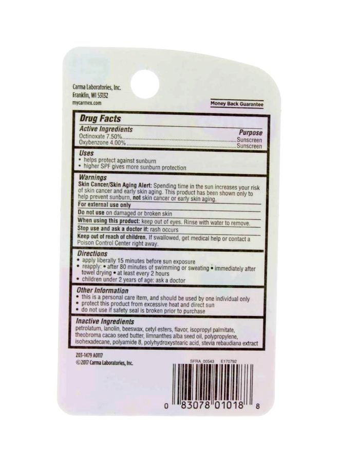 CARMEX Daily Care Moisturizing Lip Balm Strawberry SPF 15 - Image 4
