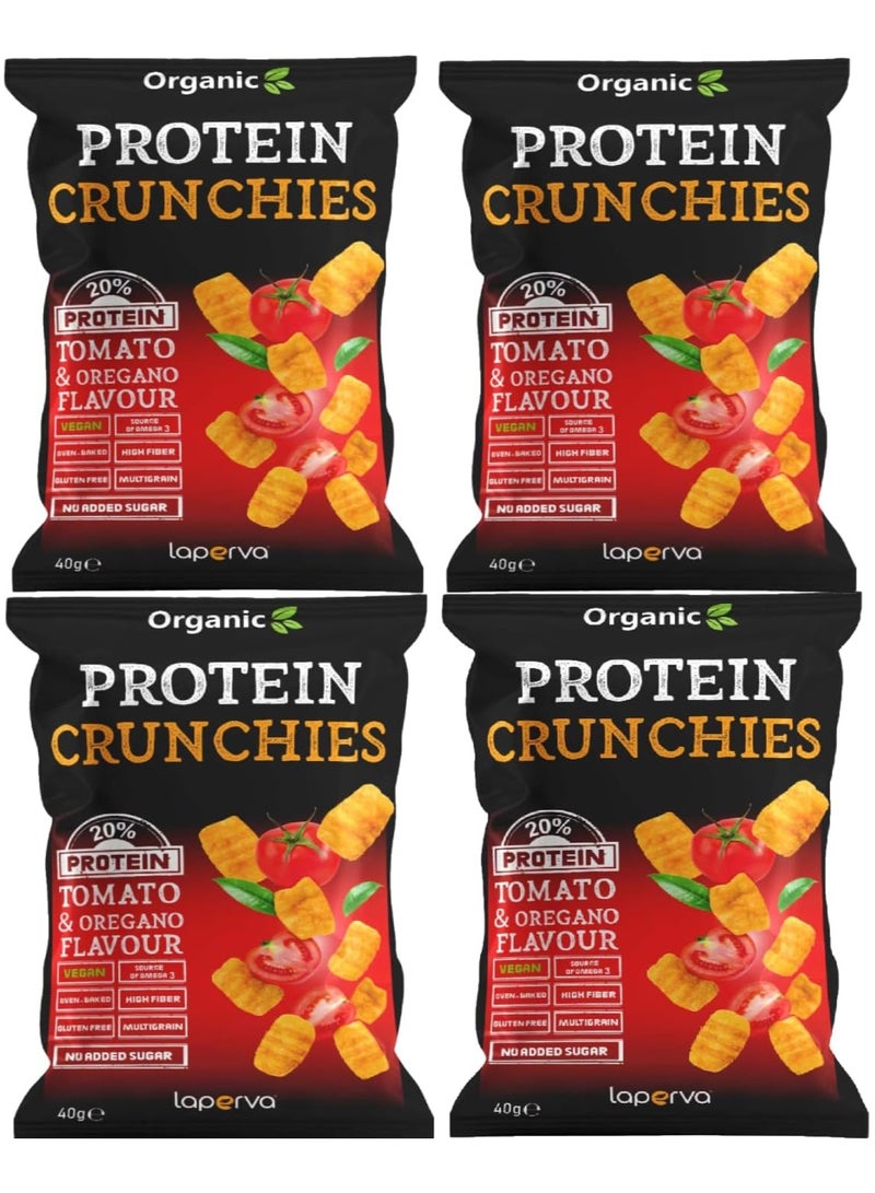 Laperva Protein Crunchies, Tomato & Organo, Pack of 4 - Image 1