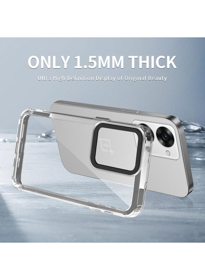 S-TOP Case For OnePlus Nord 2T 5G Transparent Acrylic + TPU Shockproof Phone Case - Image 2