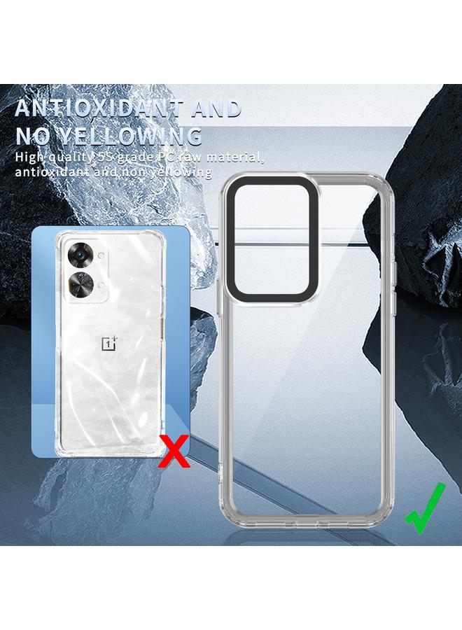 S-TOP Case For OnePlus Nord 2T 5G Transparent Acrylic + TPU Shockproof Phone Case - Image 3