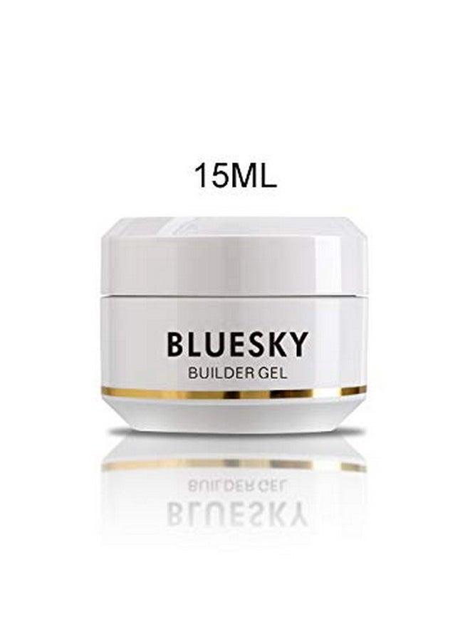 Bluesky Builder Gel Nail Kit, Nail Extension Kit For Beginners, Clear Builder Gel 15 Ml, 50 Nail Form Stickers, Nail File & Buffer, Nail Extension Brush  - Image 3