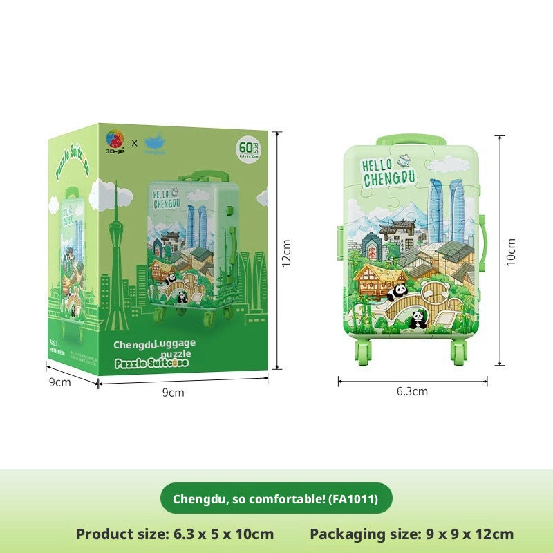 3D-JP Chengdu Plastic Puzzle Set - Image 1