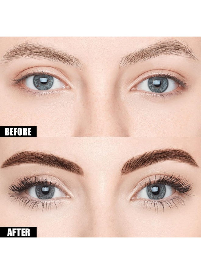 Cilrofelr Cilrofelr Tattoo Peel Off Eyebrow Gel Tint, Semi Permanent Tattoo Brow Peel Off Tint Gel, Last Up to 3 Days, Waterproof, Transfer-proof, For Fuller & Defined Looking Brows, Brown (2 Pack) - Image 4