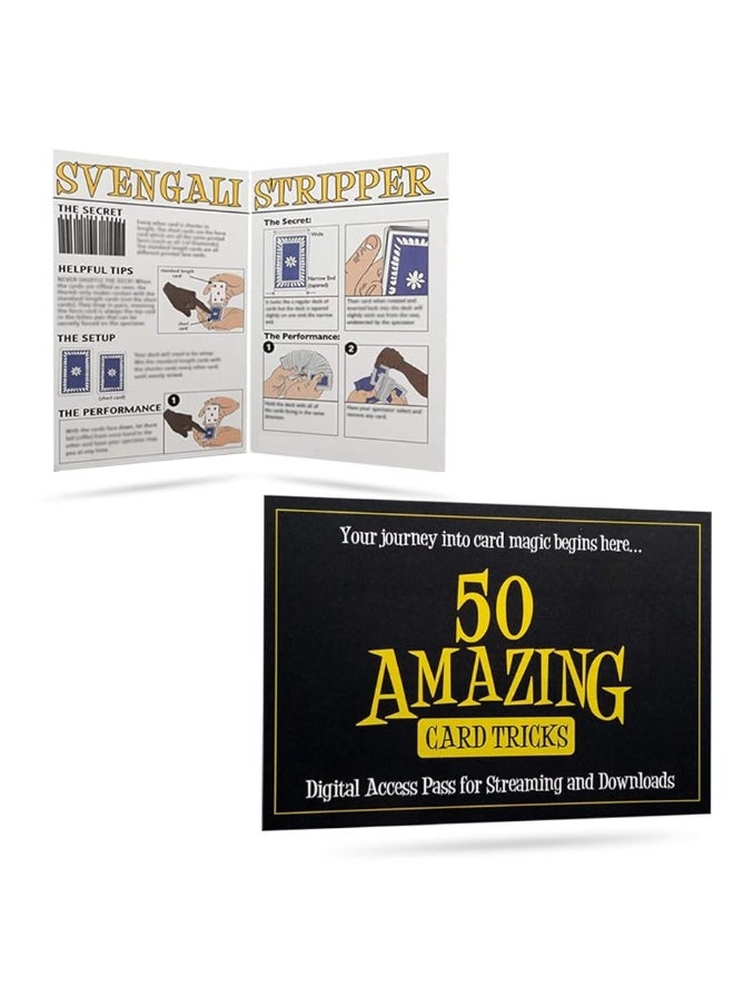 MAGIC MAKERS - Magic Makers 50 Amazing Card Tricks Kit for All Ages with Trick Decks Included - Image 1