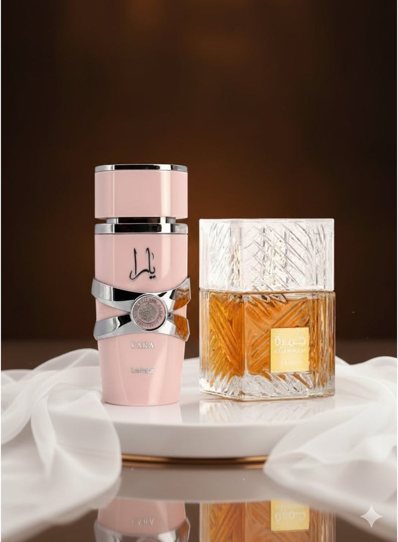 Lattafa Yara and Khamrah Combo 100ml *2 - Image 1