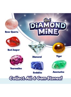 Ja-Ru JA-RU Real Diamond Mine Gemstone Dig Kit (2 Packs) Mystery Rock, Minerals, and Gems for Kids | Break Your Own Geodes and a Chance to Get 1 Real Diamond | Party Favors for Kids Goodie Bags. 4630-2s  - Image 4