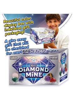 Ja-Ru JA-RU Real Diamond Mine Gemstone Dig Kit (2 Packs) Mystery Rock, Minerals, and Gems for Kids | Break Your Own Geodes and a Chance to Get 1 Real Diamond | Party Favors for Kids Goodie Bags. 4630-2s  - Image 5