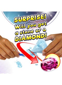 Ja-Ru JA-RU Real Diamond Mine Gemstone Dig Kit (2 Packs) Mystery Rock, Minerals, and Gems for Kids | Break Your Own Geodes and a Chance to Get 1 Real Diamond | Party Favors for Kids Goodie Bags. 4630-2s  - Image 3