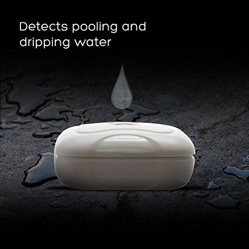 Mindful Design 2 Pack Water Leak Detector - 95 dB Flood Detection Alarm Sensor for Bathrooms, Basements, Laundry Rooms, Garages, Attics and Kitchens by Mindful Design (White, 2 Pack) - Image 2