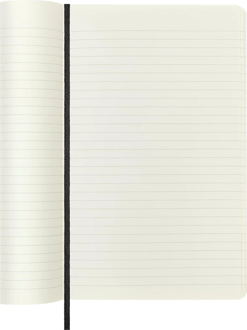 موليسكين دفتر ملاحظات كلاسيك كبير الحجم ذو غطاء ناعم من موليسكين - أسود