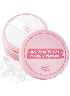 Touch in Sol TOUCH IN SOL No Poreblem Mineral Powder - Translucent, Lightweight Loose Setting Powder for Flawless Matte Finish - Oil Control, Pore Primer, Blurs Imperfections & Fine Lines - Face & Greasy Hair Use  - Image 1