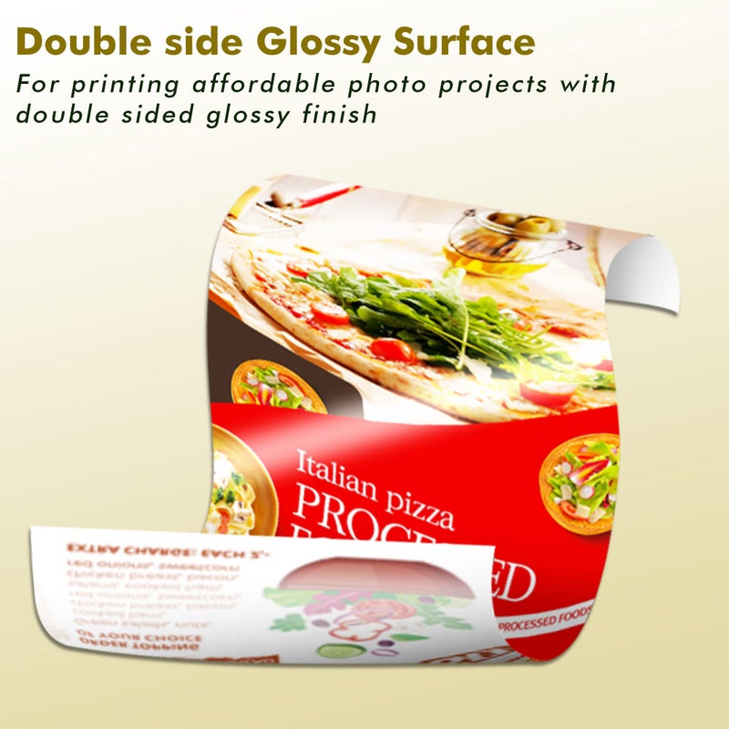 KOALA PAPER Koala Double Sided Inkjet Glossy Photo Paper 8.5X11 Inches Thick 54lb 100 Sheets Picture Paper for Inkjet Printer Dye Ink for Calendar Menu Printing 200gsm - Image 4