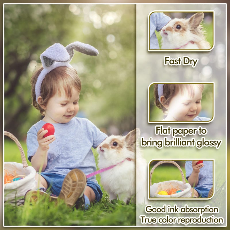 KOALA PAPER Koala Double Sided Inkjet Glossy Photo Paper 8.5X11 Inches Thick 54lb 100 Sheets Picture Paper for Inkjet Printer Dye Ink for Calendar Menu Printing 200gsm - Image 5