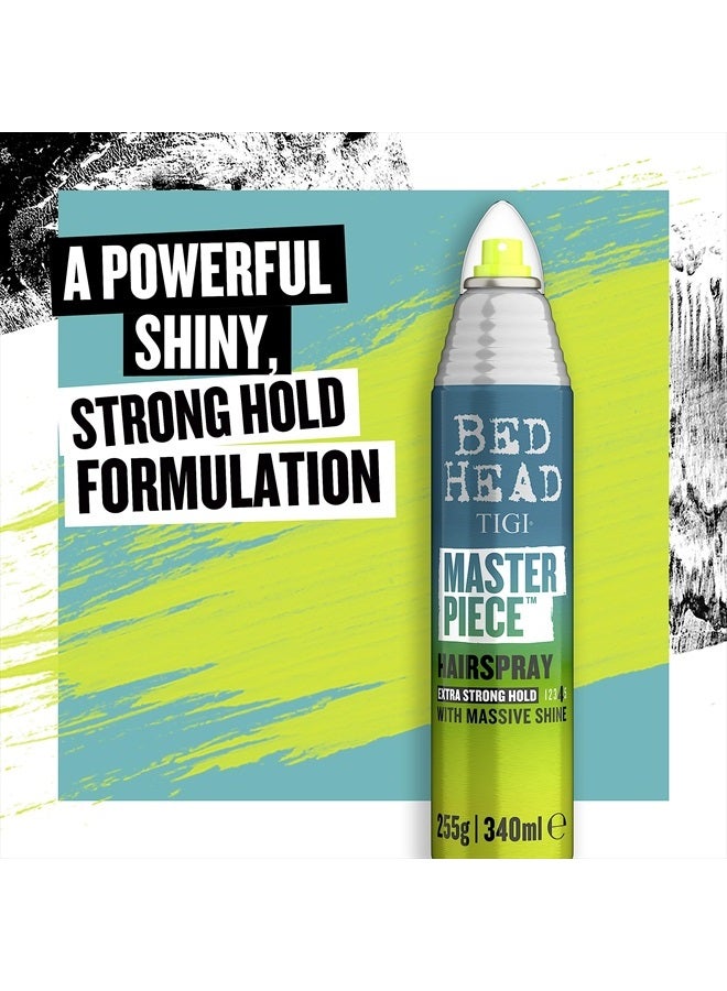 TIGI Tigi Bed Head Masterpiece Massive Shine Hairspray, 340 ml  - Image 2