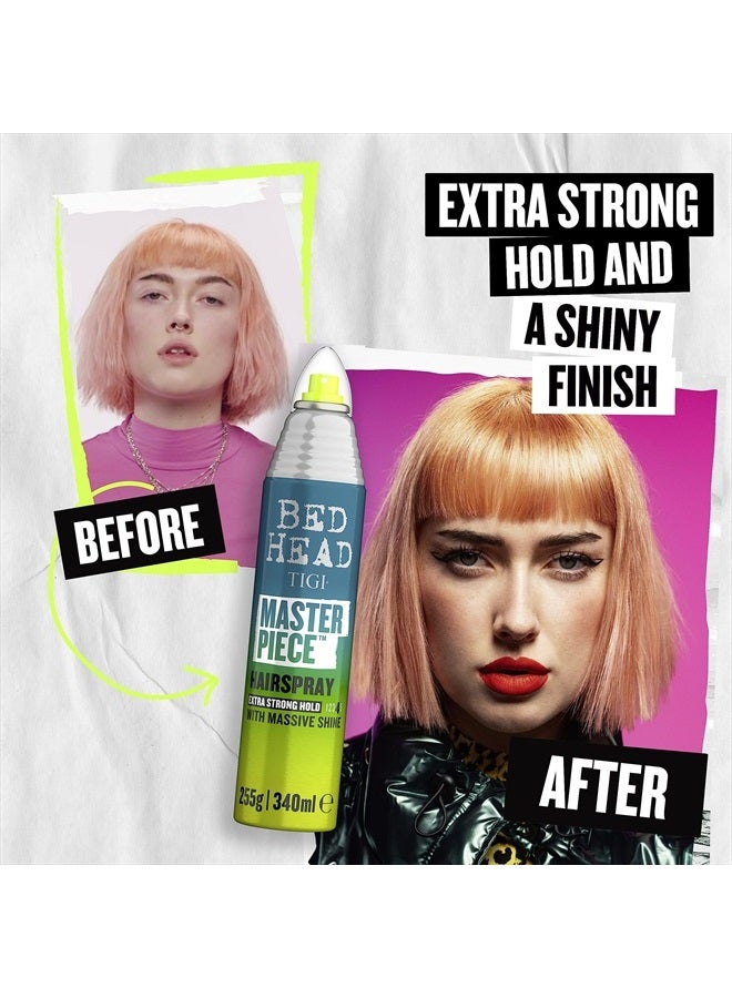 TIGI Tigi Bed Head Masterpiece Massive Shine Hairspray, 340 ml  - Image 5