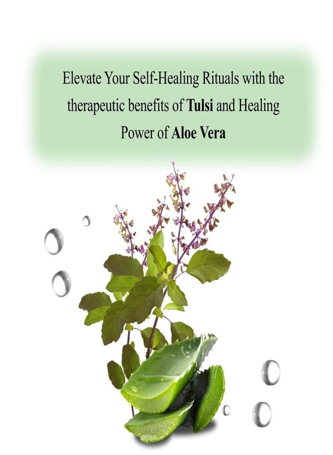 Vriksha Veda Acne Healing Combo I Tulsi Hydrosol/Holy Basil Hydrosol (100 ml) and Pure Aloe Vera Gel (100 gms) I Suitable for all skin types - Image 2