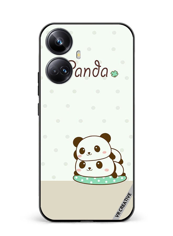 VR CREATIVE Protective Case Cover For Realme 10 Pro Plus Panda Design Multicolour - Image 1
