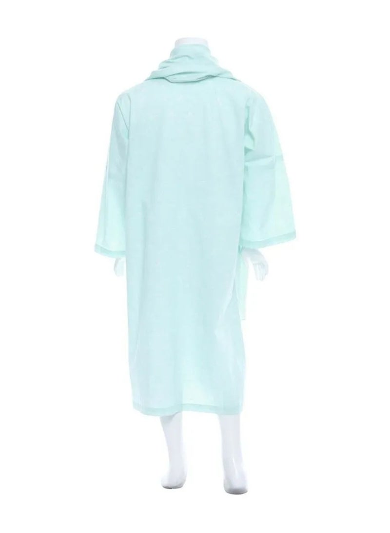 Manasek Kids Blue Scarf & Prayer Dress Set with a Bag - 8 -10 Years - Image 4